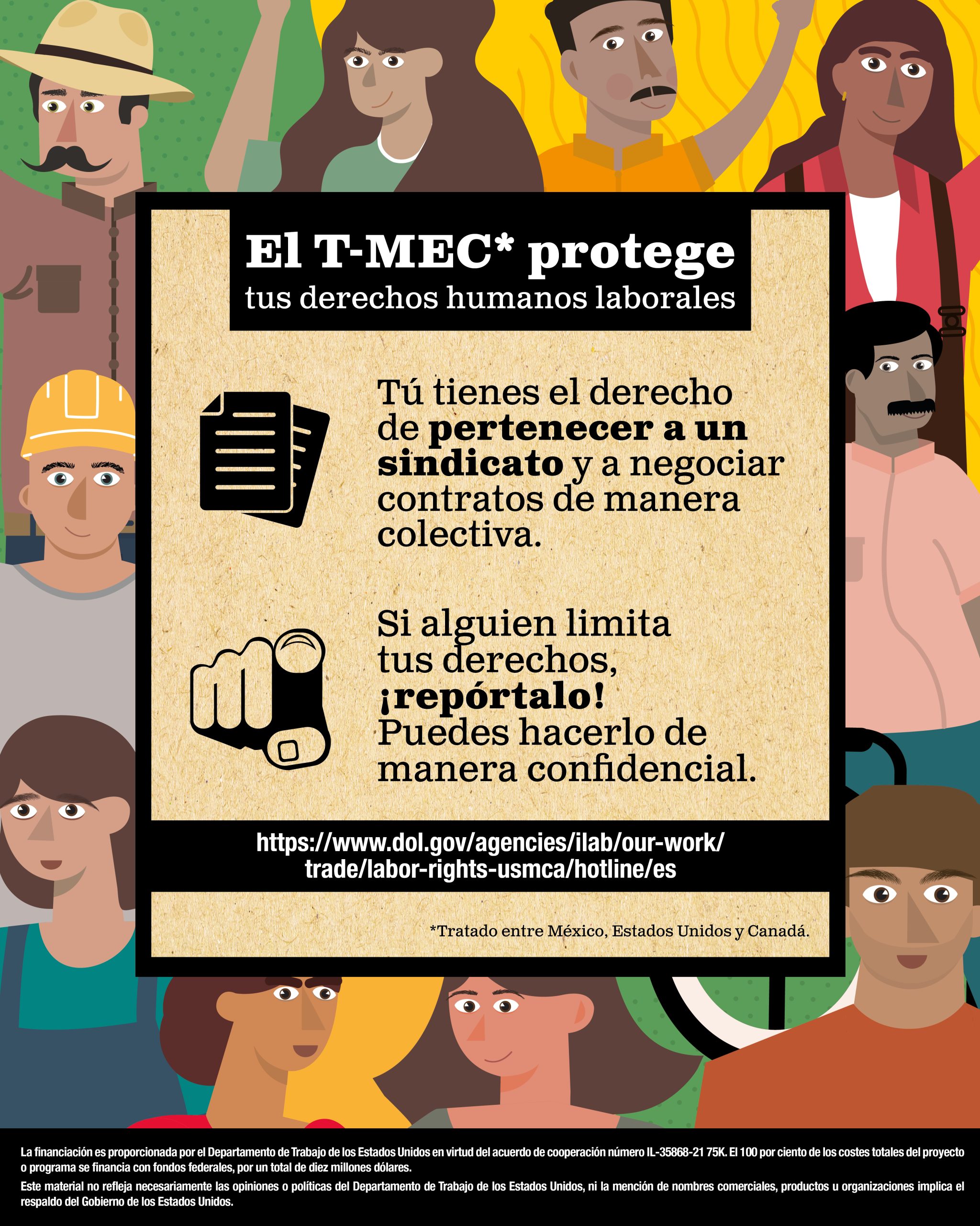El T-MEC protege sus derechos laborales