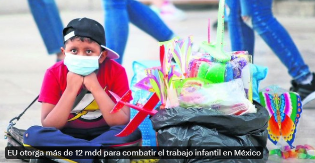 EU otorga más de 12 mdd para combatir el trabajo infantil en México