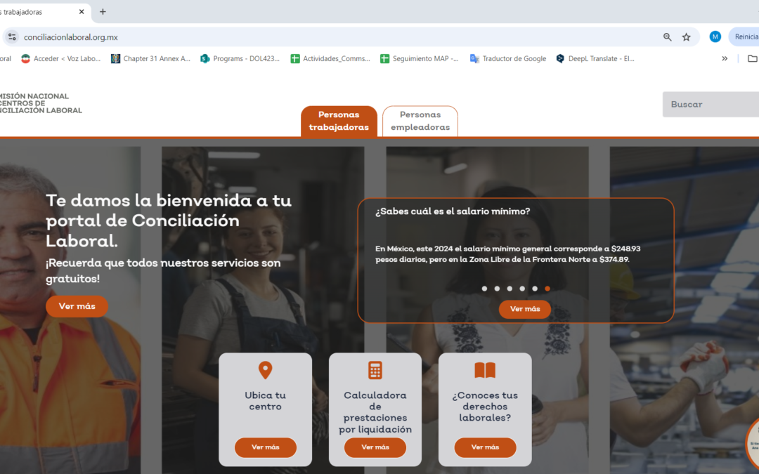 Cálculo de liquidación, chatbot y otras novedades de la nueva plataforma de conciliación laboral